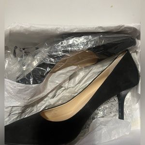 New in box Calvin Klein suede pumps